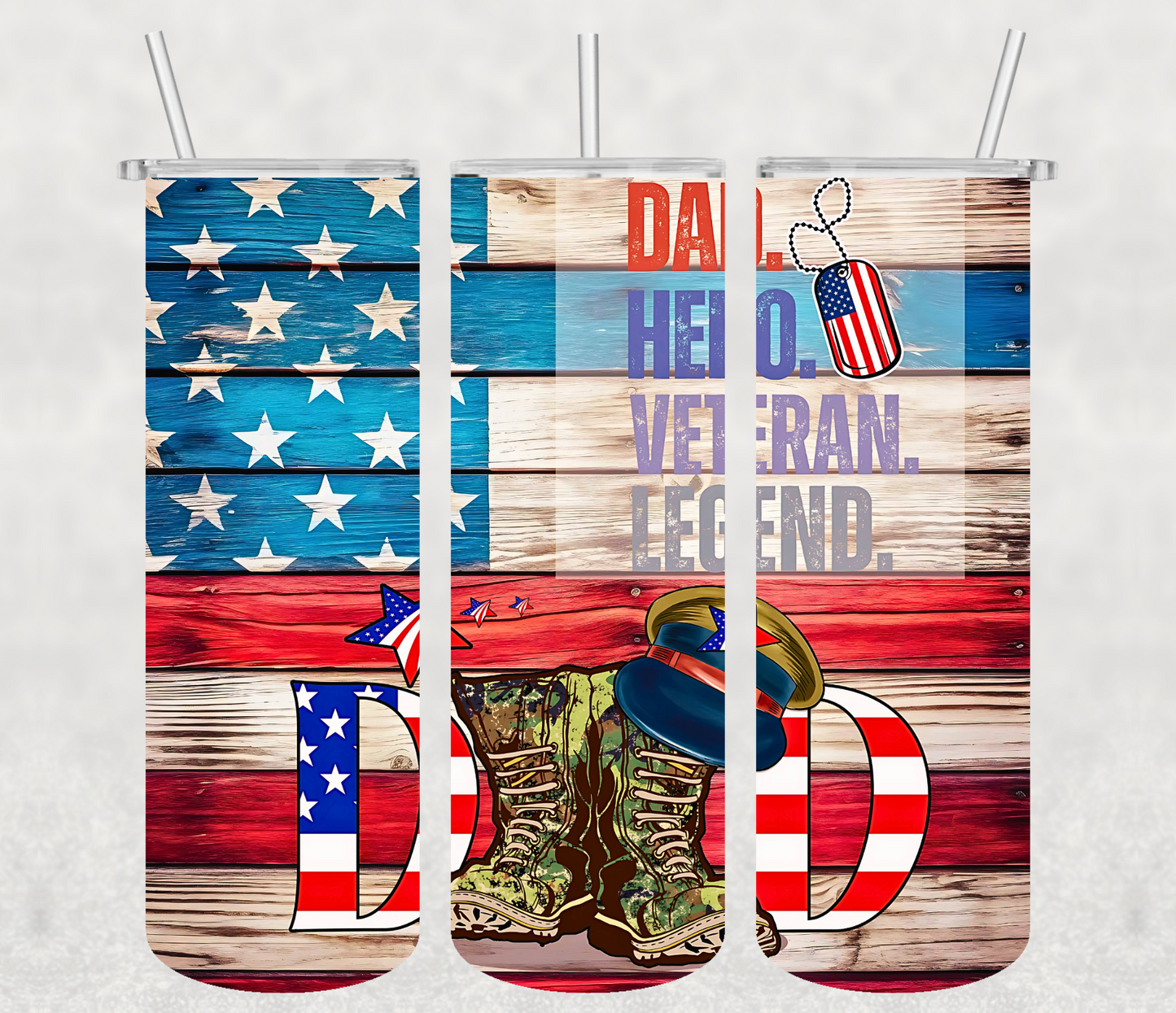 Veteran Dad 20oz Tumbler