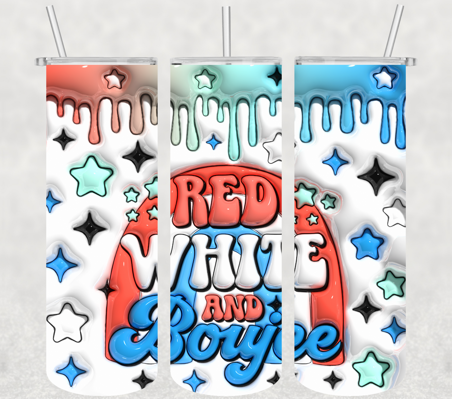Red White and Blue 20oz Tumbler