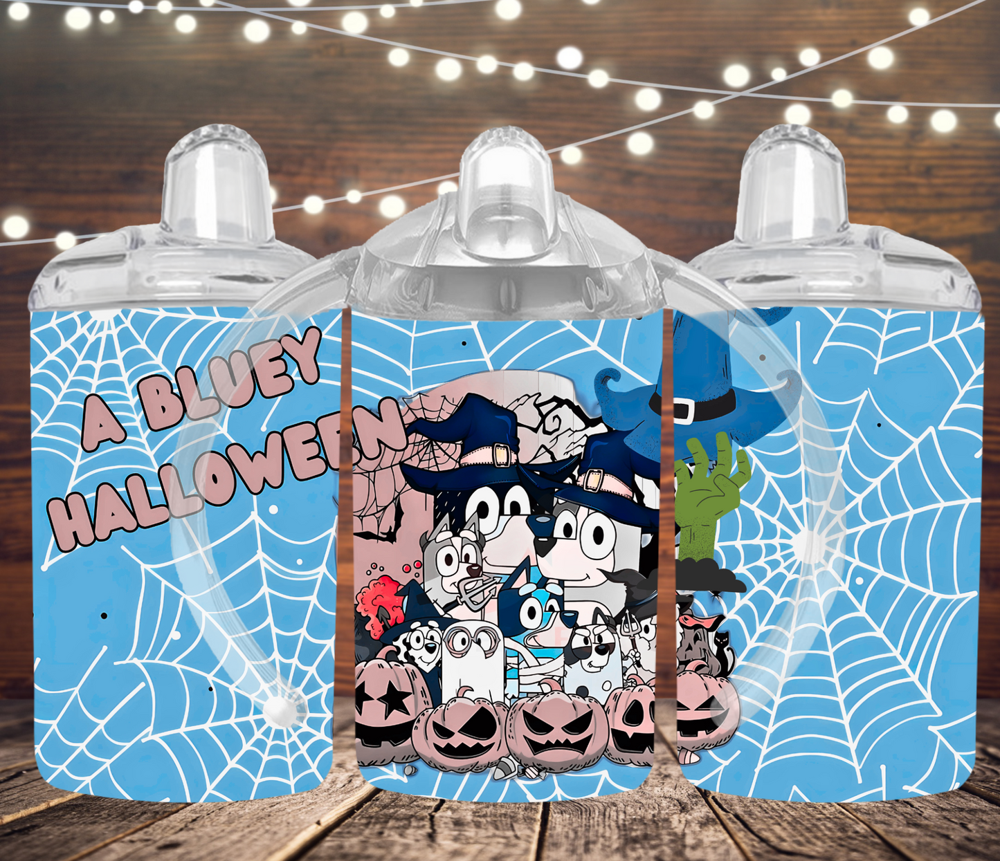 12oz Bluey Halloween Sippy Cup
