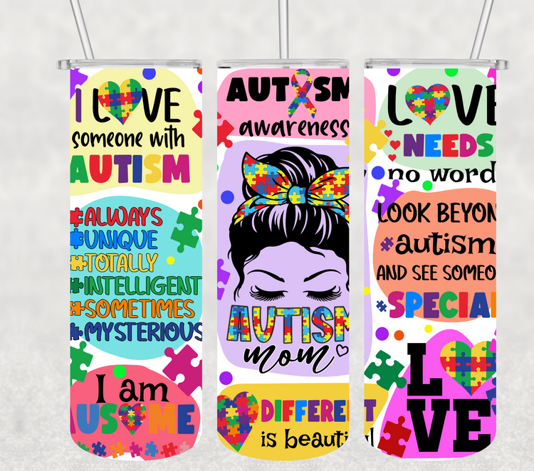 Autism Awareness 20oz Tumblers