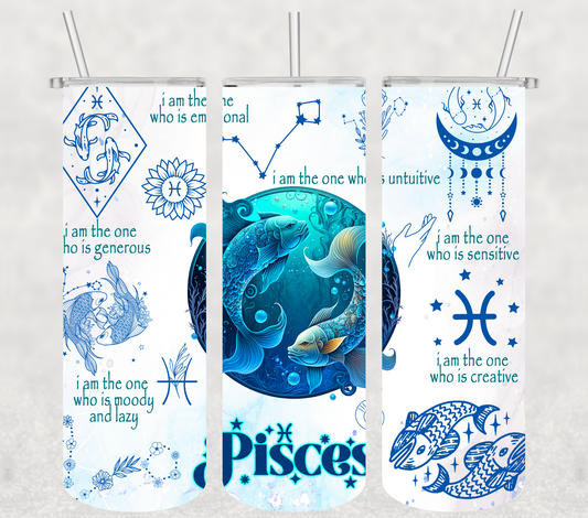 PISCES 20oz Stainless Steel Tumbler