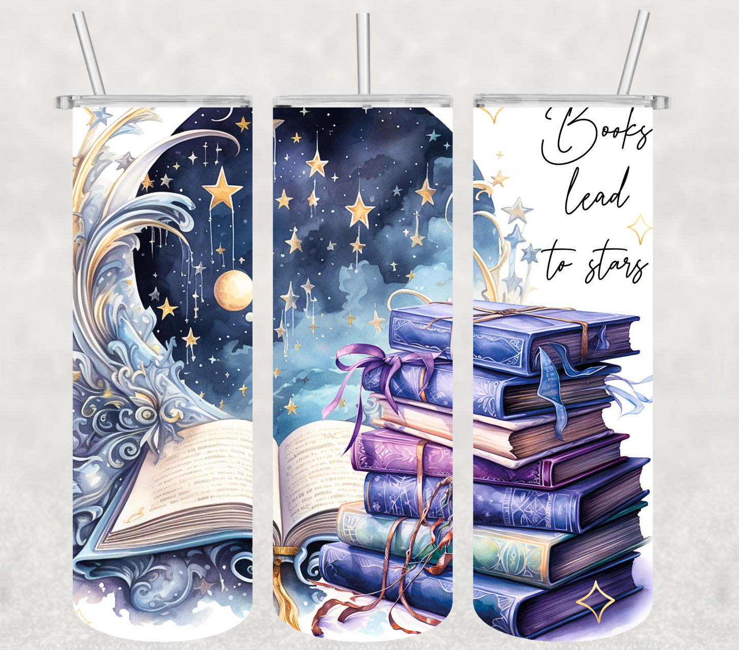 Books lead to Stars 20oz Tumbler