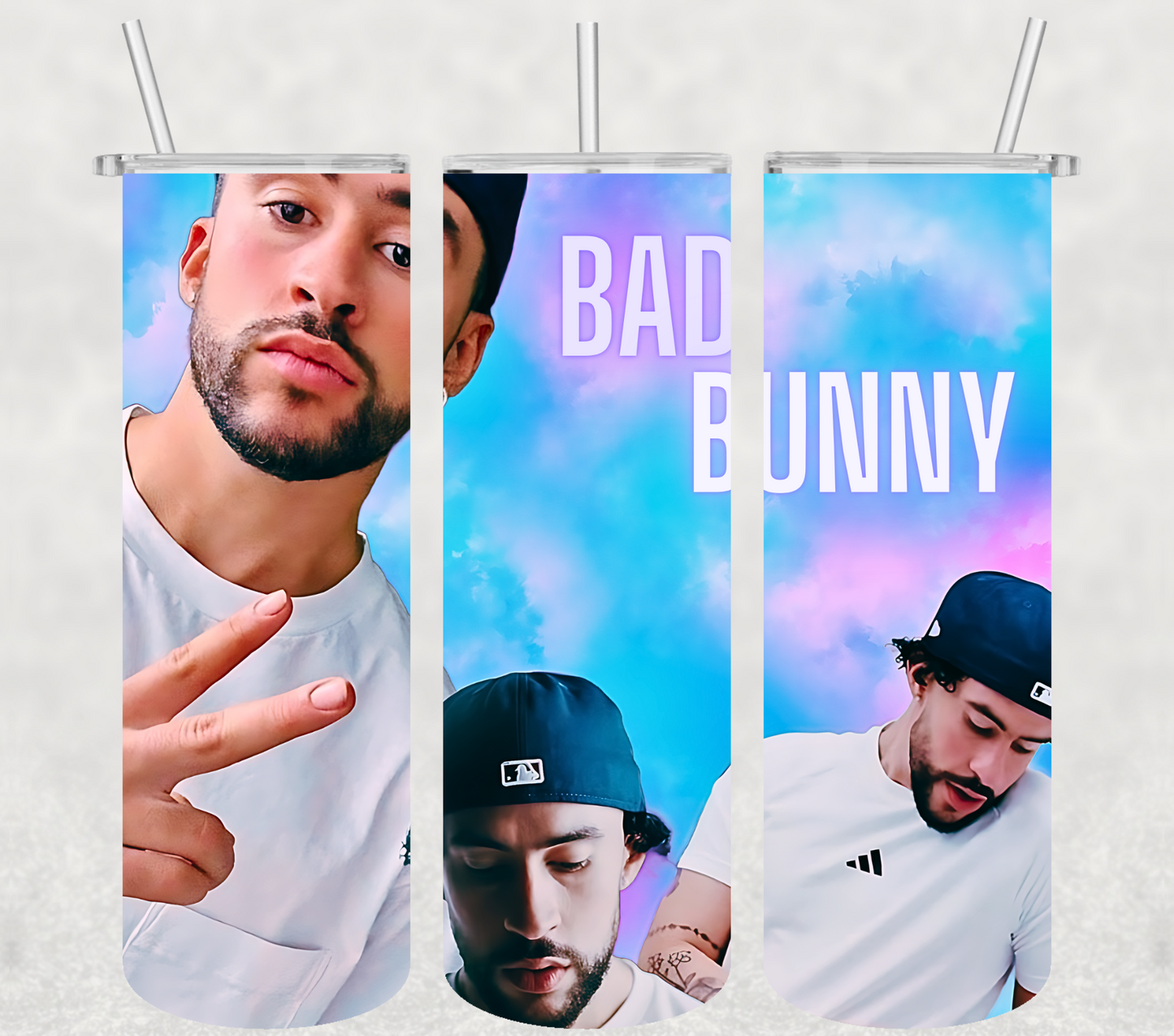 Bad Bunny 20oz Stainless Steel Tumbler