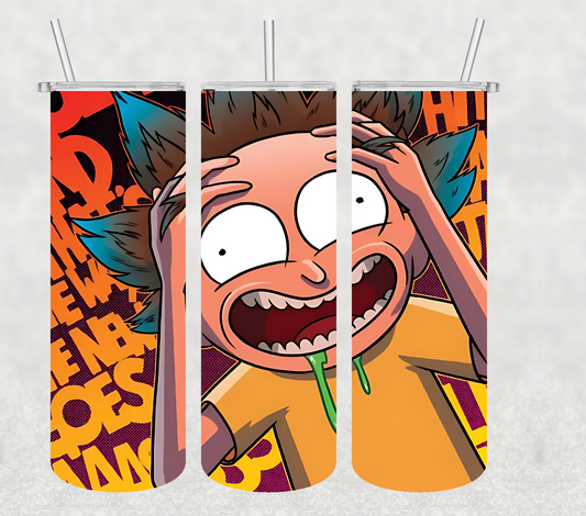 Morty-Rick and Morty 20oz Tumbler