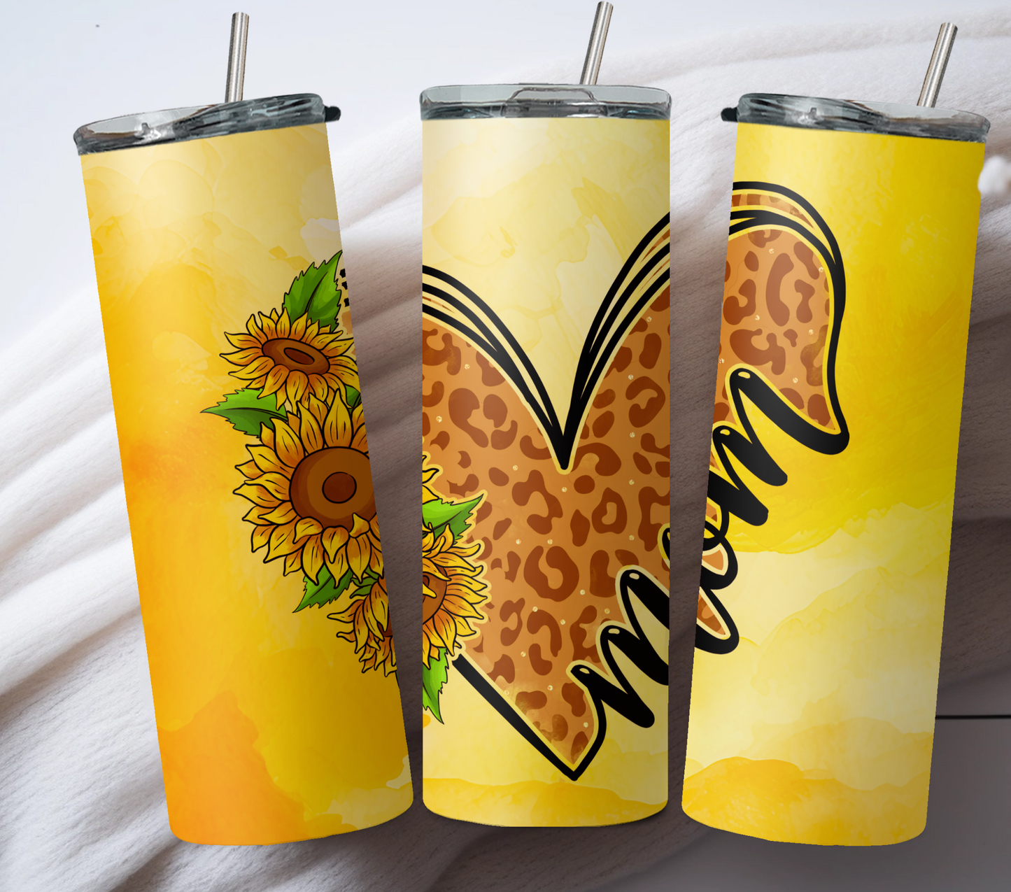 Yellow MOM 20oz Tumbler