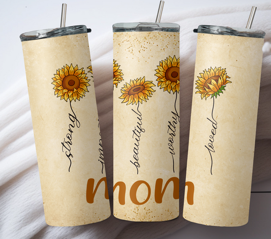 Sunflower Mom 20oz Tumbler