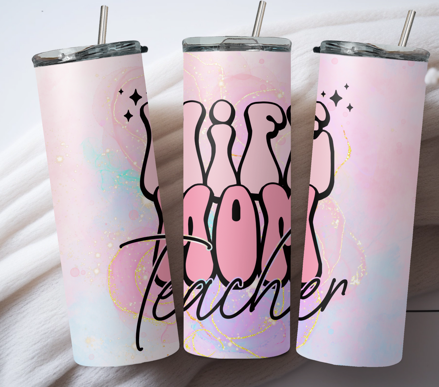 Wife. Mom. Teacher. 20oz Tumbler