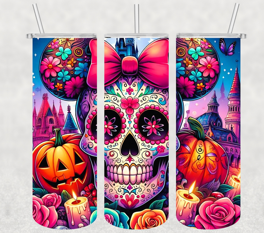 Pumpkins and Skull 20oz Tumbler