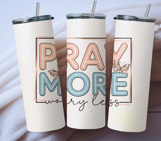 Pray More 20oz Tumbler