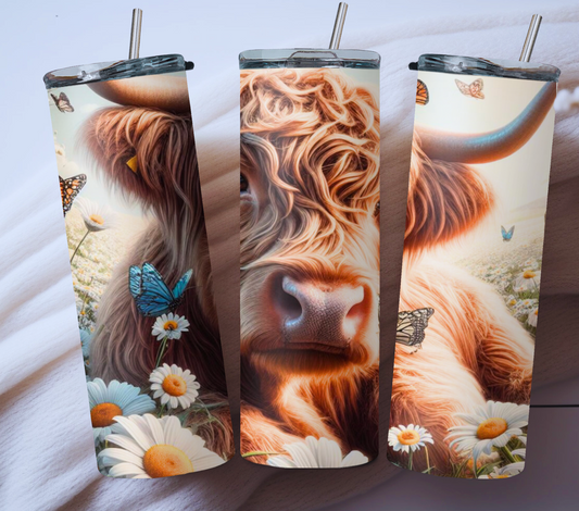 Highland Cow 20oz Tumbler