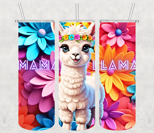 MAMA LLAMA 20oz Stainless Steel Tumbler