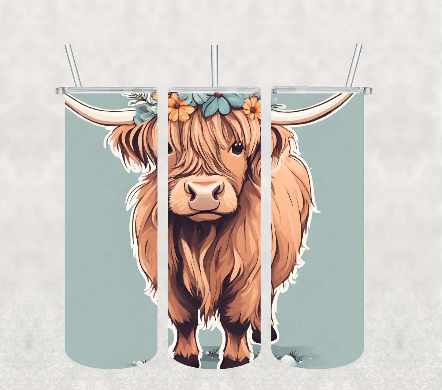 Highland Cow 20oz Tumbler