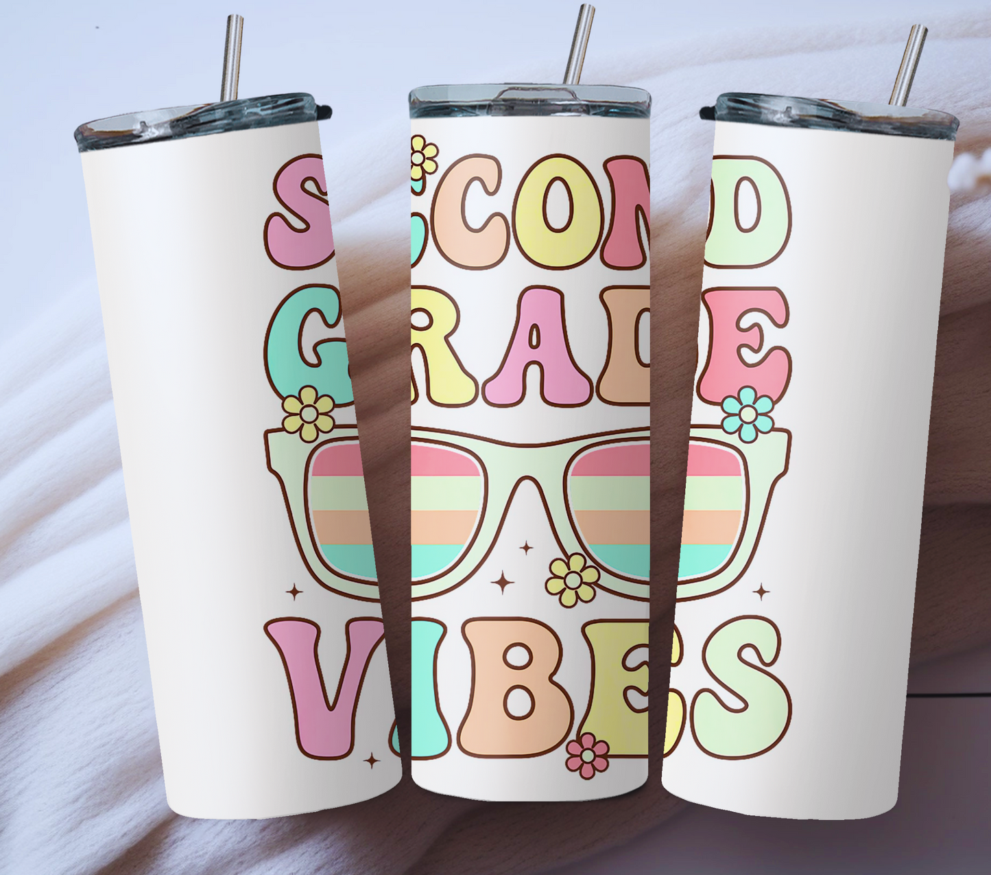 Second Grade Vibes 20oz Tumbler